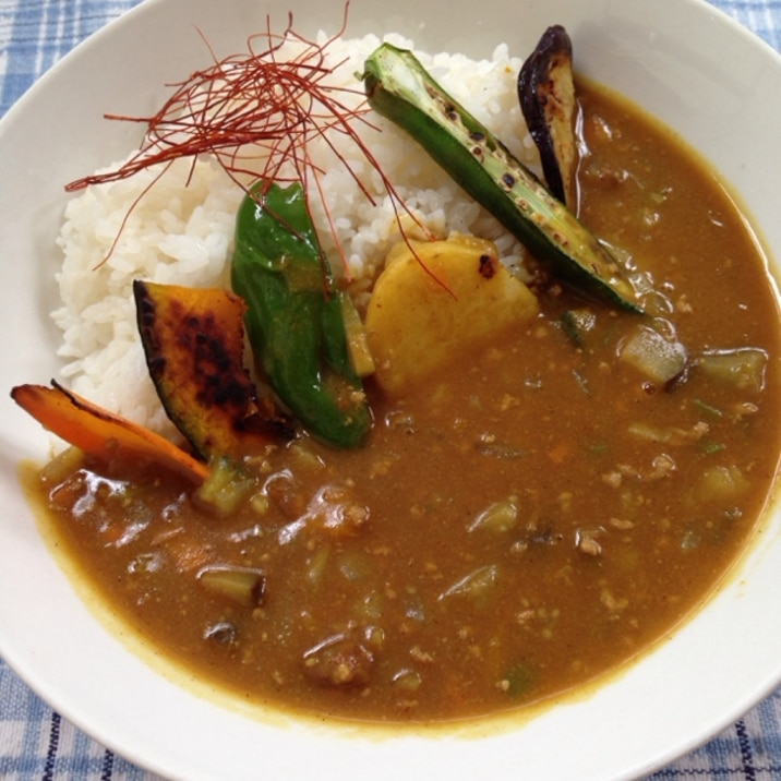 夏の焼き野菜カレー♪